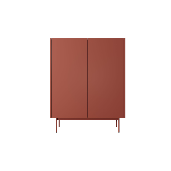 Ensemble meuble TV Couleur Céramique Rouge